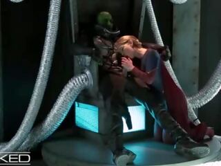 Wickedparodies - supergirl zapelje braniac v analno umazano video