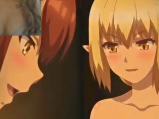 Tres chicas se comen el tinh dịch de un joven pajero - hentai isekai harem parte 1 melinamx